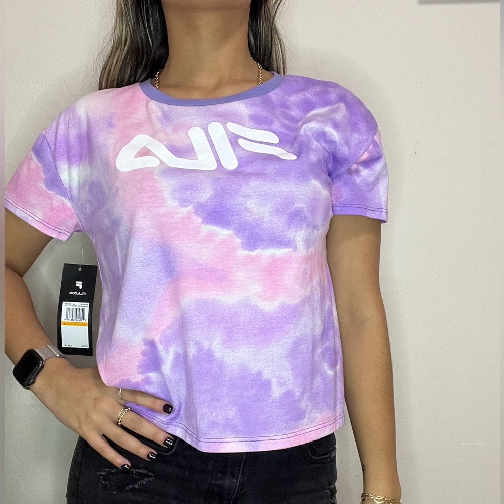 Pink and purple FILA shirt